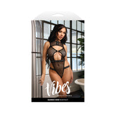 Rebel Chic Fishnet Bodysuit - Barbed Wire Elegance Bras and Bra Sets